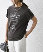 【シップス フォー ウィメン/SHIPS】の【SHIPS any別注】La Hutte 洗濯機可能 ロゴ プリント TEE 人気、トレンドファッション・服の通販 founy(ファニー) ファッション Fashion レディースファッション Fashion for Women アウトドア Outdoor Clothing インナー Innerwear シンプル Simple, Minimal ジャケット Jacket, Outerwear フランス France, French プリント Print, Printed Pattern ベーシック Basic, Essential 別注 Limited Edition, Custom Order おすすめ Recommended / Our Picks 2025年 2025 2025春夏・S/S Spring/Summer 2025 SS25 thumbnail ブラック|ID: prp329100004556340 ipo3291000000033106449