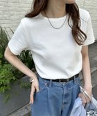 【ディスコート/Discoat】のコンパクトTシャツ 人気、トレンドファッション・服の通販 founy(ファニー) ファッション Fashion レディースファッション WOMEN トップス・カットソー Tops/Tshirt シャツ/ブラウス Shirts/Blouses ロング / Tシャツ T-Shirts コンパクト Compact シンプル Simple ストレッチ Stretch フィット Fit エレガント 上品 Elegant thumbnail オフホワイト|ID: prp329100004556372 ipo3291000000032293881