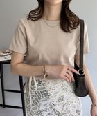 【ディスコート/Discoat】のコンパクトTシャツ 人気、トレンドファッション・服の通販 founy(ファニー) ファッション Fashion レディースファッション WOMEN トップス・カットソー Tops/Tshirt シャツ/ブラウス Shirts/Blouses ロング / Tシャツ T-Shirts コンパクト Compact シンプル Simple ストレッチ Stretch フィット Fit エレガント 上品 Elegant thumbnail ベージュ|ID: prp329100004556372 ipo3291000000032293882