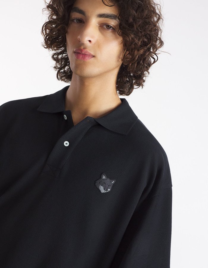 【メゾン キツネ/MAISON KITSUNE / MEN】のMaison Kitsune/BOLD FOX HEAD PATCH OVERSIZE POLO インテリア・キッズ・メンズ・レディースファッション・服の通販 founy(ファニー) https://founy.com/ ファッション Fashion メンズファッション Fashion for Men 冬 Winter / This Winter パッチ Patch, Appliqué 半袖 Short Sleeve, Half Sleeve 無地 Plain, Solid Color A/W・秋冬 Autumn/Winter |ID: prp329100004556392 ipo3291000000032673159