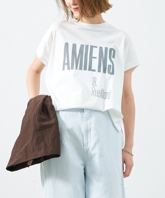 【マイカ ディール/MICA & DEAL】の【La Hutte*MICA DEAL】 AMIENS ロゴプリントT-shirt インテリア・キッズ・メンズ・レディースファッション・服の通販 founy(ファニー) https://founy.com/ ファッション Fashion レディースファッション Ladies' Fashion Online トップス・カットソー Tops/Tshirt シャツ/ブラウス Shirts/Blouses ロング / Tシャツ T-Shirts アウトドア Outdoor スペシャル Special スリット Slit フランス France プリント Print 人気 Popularity 定番 Standard |ID: prp329100004556406 ipo3291000000032640659