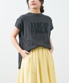【マイカ ディール/MICA & DEAL】の【La Hutte*MICA DEAL】 AMIENS ロゴプリントT-shirt CHARCOAL|ID: prp329100004556406 ipo3291000000032640668