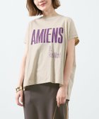 【マイカ ディール/MICA & DEAL】の【La Hutte*MICA DEAL】 AMIENS ロゴプリントT-shirt L/BEIGE|ID: prp329100004556406 ipo3291000000032640672