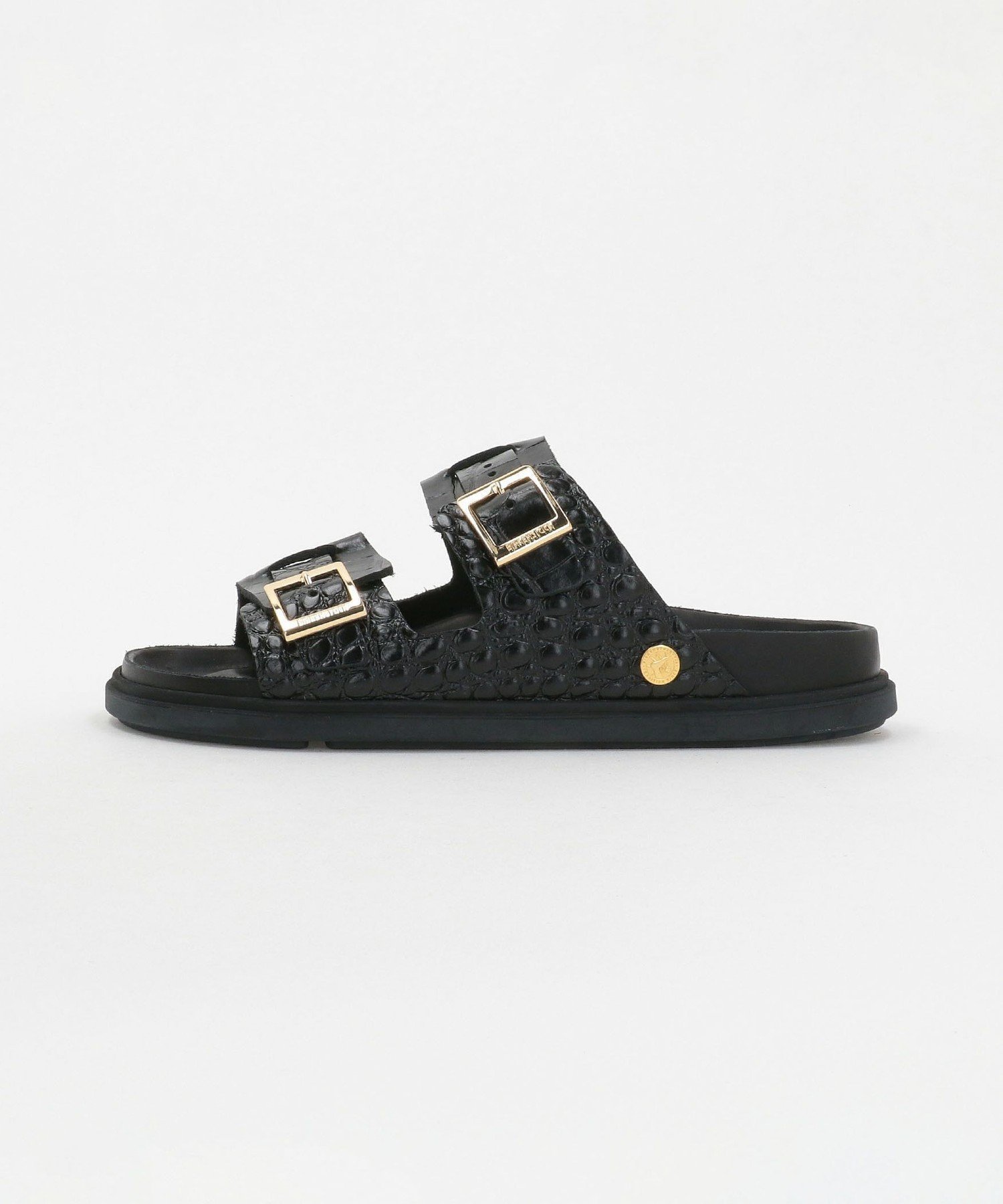【ユナイテッドアローズ/UNITED ARROWS / MEN】の【別注】 BIRKENSTOCK ST BARTHS サンダル インテリア・キッズ・メンズ・レディースファッション・服の通販 founy(ファニー) 　ファッション　Fashion　メンズファッション　Fashion for Men　クロコ　Crocodile, Croc Embossed　サンダル　Sandals, Summer Shoes　シューズ　Shoes, Footwear　スクエア　Square, Square Shape　スタイリッシュ　Stylish, Fashionable　ソックス　Socks, Hosiery　ドレス　Dress, One-Piece　別注　Limited Edition, Custom Order　メンズ　Men's, Menswear　おすすめ　Recommended / Our Picks　エレガント 上品　Elegant　BLACK|ID: prp329100004556426 ipo3291000000032730725