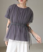 【バブ ブージュルード/Bab Bou Jeloud】のチュールドッキングギャザーカットソー CCL|ID: prp329100004556436 ipo3291000000032205178