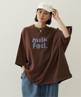 【ミルクフェド/MILKFED.】のCUT OUT LOGO BIG S/S TOP MILKFED. 人気、トレンドファッション・服の通販 founy(ファニー) ファッション Fashion レディースファッション WOMEN カットソー Cut And Sew ルーズ Loose 半袖 Short Sleeve 夏 Summer S/S・春夏 Ss・Spring/Summer |ID:prp329100004556444