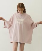 【ミルクフェド/MILKFED.】のCUT OUT LOGO BIG S/S TOP MILKFED. 人気、トレンドファッション・服の通販 founy(ファニー) ファッション Fashion レディースファッション WOMEN カットソー Cut And Sew ルーズ Loose 半袖 Short Sleeve 夏 Summer S/S・春夏 Ss・Spring/Summer thumbnail LtPINK|ID: prp329100004556444 ipo3291000000032307068