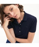 【ラコステ/LACOSTE】のスリムフィット ストレッチコットンピケポロシャツ(半袖) ネイビー|ID: prp329100004556514 ipo3291000000032682077