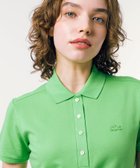 【ラコステ/LACOSTE】のスリムフィット ストレッチコットンピケポロシャツ(半袖) ライム|ID: prp329100004556514 ipo3291000000032682083