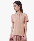 【ラコステ/LACOSTE】のスリムフィット ストレッチコットンピケポロシャツ(半袖) ブラウン|ID: prp329100004556514 ipo3291000000032682092
