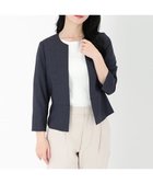 【ストロベリーフィールズ/STRAWBERRY FIELDS】の7分袖ペプラムジャケット 人気、トレンドファッション・服の通販 founy(ファニー) ファッション Fashion レディースファッション Ladies' Fashion Online アウター Coat Outerwear ジャケット Jackets ジャケット Jacket ペプラム Peplum thumbnail ネイビー|ID: prp329100004556570 ipo3291000000032609986