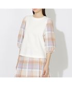 【ブルーレーベル クレストブリッジ/BLUE LABEL CRESTBRIDGE】のチェックスリーブトップス 人気、トレンドファッション・服の通販 founy(ファニー) ファッション Fashion レディースファッション Fashion for Women トップス・カットソー Cut & Sew Tops おすすめ Recommended / Our Picks カットソー Cut and Sewn Top チェック Check, Plaid, Tartan thumbnail ホワイトB|ID: prp329100004556572 ipo3291000000033051994