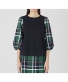 【ブルーレーベル クレストブリッジ/BLUE LABEL CRESTBRIDGE】のチェックスリーブトップス 人気、トレンドファッション・服の通販 founy(ファニー) ファッション Fashion レディースファッション Fashion for Women トップス・カットソー Cut & Sew Tops おすすめ Recommended / Our Picks カットソー Cut and Sewn Top チェック Check, Plaid, Tartan thumbnail ネイビー|ID: prp329100004556572 ipo3291000000033051995