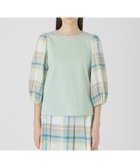 【ブルーレーベル クレストブリッジ/BLUE LABEL CRESTBRIDGE】のチェックスリーブトップス 人気、トレンドファッション・服の通販 founy(ファニー) ファッション Fashion レディースファッション Fashion for Women トップス・カットソー Cut & Sew Tops おすすめ Recommended / Our Picks カットソー Cut and Sewn Top チェック Check, Plaid, Tartan thumbnail グリーン|ID: prp329100004556572 ipo3291000000033051996
