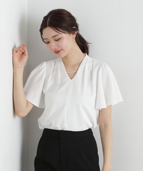 【プロポーション ボディドレッシング/PROPORTION BODY DRESSING】のパールポイントタックブラウス 人気、トレンドファッション・服の通販 founy(ファニー) ファッション Fashion レディースファッション WOMEN トップス・カットソー Tops/Tshirt シャツ/ブラウス Shirts/Blouses チェーン Chain パール Pearl フレア Flare エレガント 上品 Elegant |ID:prp329100004556596