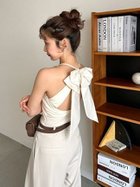 【リリーブラウン/Lily Brown】の【LILY BROWN Lingerie】バックリボンボディスーツ 人気、トレンドファッション・服の通販 founy(ファニー) ファッション Fashion レディースファッション WOMEN スーツ Suits アメリカン American ストレッチ Stretch スリーブ Sleeve スーツ Suit タフタ Taffeta トレンド Trend ビッグ Big フロント Front リボン Ribbon thumbnail IVR[003]|ID: prp329100004556613 ipo3291000000032488656