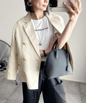 【スタイルドア/STYLEDOOR】のリネンダブルジャケット 人気、トレンドファッション・服の通販 founy(ファニー) ファッション Fashion レディースファッション Fashion for Women アウター Coat / Outerwear Collection レディースジャケット・軽アウター Jackets おすすめ Recommended / Our Picks ショート Short, Short Length シルケット Silket, Silky Cotton ジャケット Jacket, Outerwear ダブル Double, Double-Breasted デニム Denim, Jeans Material バランス Balance, Style Balance フレア Flare, Flared リネン Linen, Linen Fabric ワイド Wide, Wide Fit エレガント 上品 Elegant 人気 Popular, Best Seller 夏 Summer |ID:prp329100004556625