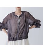 【ナノ ユニバース/nano universe】のシアーブルゾン(セットアップ可) 人気、トレンドファッション・服の通販 founy(ファニー) ファッション Fashion レディースファッション WOMEN アウター Coat Outerwear ブルゾン Blouson/Jackets ウォッシャブル Washable カーディガン Cardigan シアー Sheer セットアップ Set Up フロント Front ロング Long thumbnail チャコール3|ID: prp329100004556640 ipo3291000000032386273