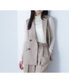 【ナチュラル ビューティー ベーシック/NATURAL BEAUTY BASIC】のリラクシーツイルシリーズ ダブルブレストテーラードジレ ベージュ|ID: prp329100004556644 ipo3291000000032206838