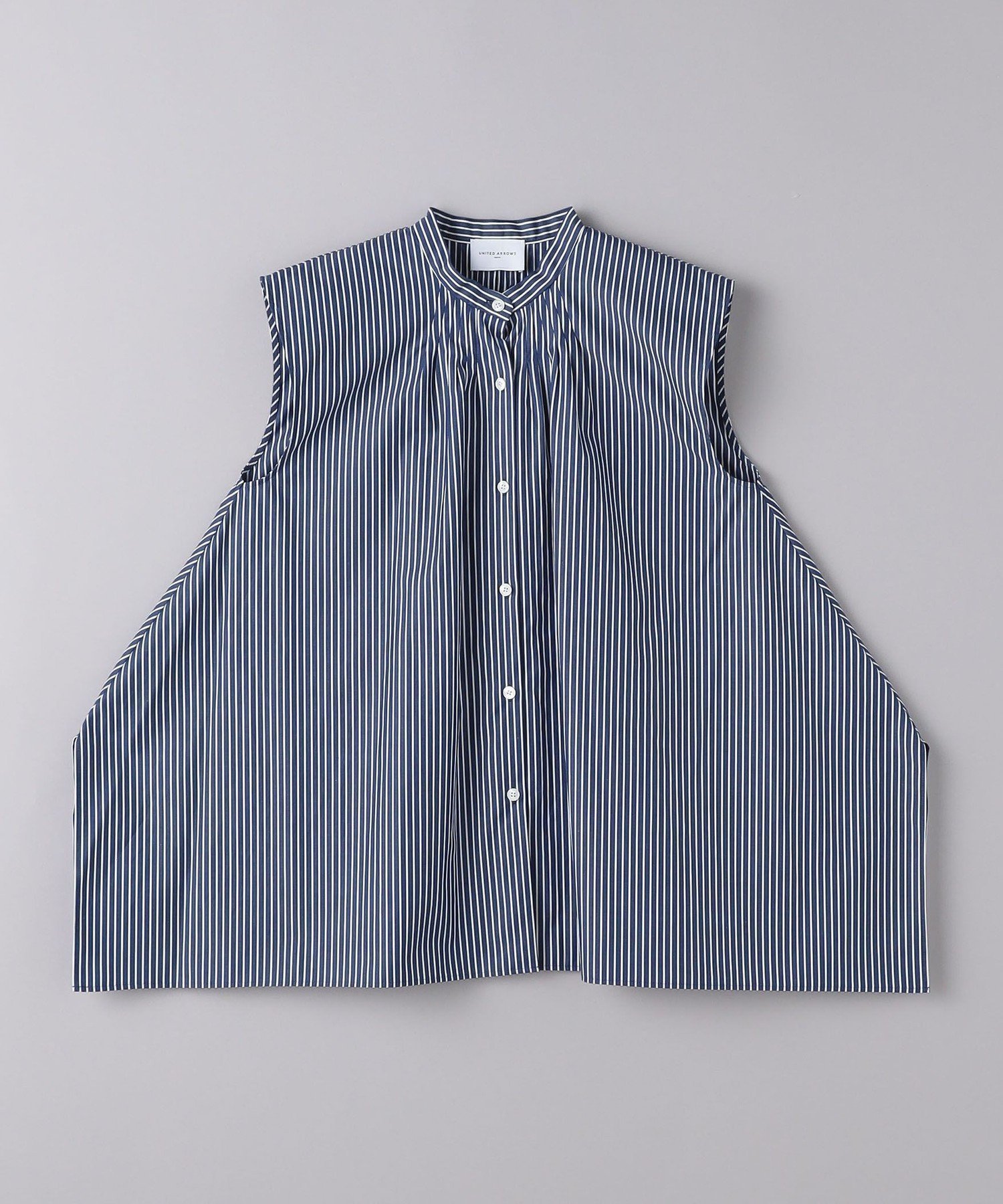 【その他のブランド/Other】のタックフレア ノースリーブ ブラウス インテリア・キッズ・メンズ・レディースファッション・服の通販 founy(ファニー) 　ファッション　Fashion　レディースファッション　WOMEN　トップス・カットソー　Tops/Tshirt　キャミソール / ノースリーブ　No Sleeves　シャツ/ブラウス　Shirts/Blouses　おすすめ　Recommend　カッティング　Cutting　コンパクト　Compact　ストライプ　Stripe　ノースリーブ　No Sleeve　フレア　Flare　ブレスレット　Bracelet　ボトム　Bottom　ヨーク　Yoke　ワイド　Wide　エレガント 上品　Elegant　その他7|ID: prp329100004556654 ipo3291000000032206953