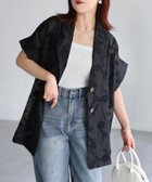 【リベリー/Riberry】の刺繍レース半袖シャツジャケット 人気、トレンドファッション・服の通販 founy(ファニー) ファッション Fashion レディースファッション WOMEN アウター Coat Outerwear ジャケット Jackets カーゴパンツ Cargo Pants コンパクト Compact シアー Sheer シンプル Simple ジャケット Jacket スラックス Slacks デニム Denim トレンド Trend 定番 Standard 半袖 Short Sleeve メンズ Mens リネン Linen レース Race thumbnail ブラック|ID: prp329100004556687 ipo3291000000032318257