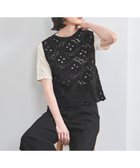 【その他のブランド/Other】のクロシェ風 エンブロイダリー ノースリーブニット BLACK|ID: prp329100004556698 ipo3291000000032252479