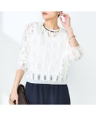 【ノーリーズ/NOLLEY'S】の《アンサンブル対応》《手洗い可能》カットフリンジ2WAYカーディガン オフホワイト|ID: prp329100004556709 ipo3291000000032295089