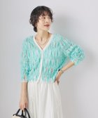 【ノーリーズ/NOLLEY'S】の《アンサンブル対応》《手洗い可能》カットフリンジ2WAYカーディガン ミントグリーン|ID: prp329100004556709 ipo3291000000032295090