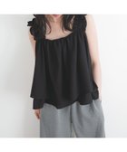 【リアン/Lian】のフリルギャザーデザイントップス 人気、トレンドファッション・服の通販 founy(ファニー) ファッション Fashion レディースファッション WOMEN トップス・カットソー Tops/Tshirt キャミソール Camisole ギャザー Gather thumbnail ブラック|ID: prp329100004556736 ipo3291000000032372069
