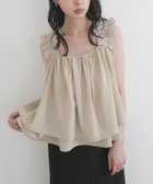 【リアン/Lian】のフリルギャザーデザイントップス 人気、トレンドファッション・服の通販 founy(ファニー) ファッション Fashion レディースファッション WOMEN トップス・カットソー Tops/Tshirt キャミソール Camisole ギャザー Gather thumbnail アイボリー|ID: prp329100004556736 ipo3291000000032372073