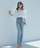 【アニュアンス/anuans】のSlim straight denim 人気、トレンドファッション・服の通販 founy(ファニー) ファッション Fashion レディースファッション Fashion for Women デニム Denim, Jeans Material ベーシック Basic, Essential thumbnail LIGHT BLUE|ID: prp329100004556949 ipo3291000000033258614