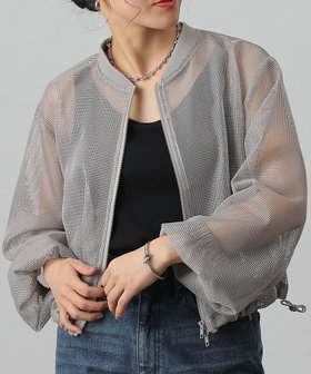 【コロニートゥーワンスリーナイン/COLONY 2139】のメッシュライトブルゾン 人気、トレンドファッション・服の通販 founy(ファニー) ファッション Fashion レディースファッション WOMEN アウター Coat Outerwear ブルゾン Blouson/Jackets おすすめ Recommend ショート Short トレンド Trend ベーシック Basic メッシュ Mesh ルーズ Loose 夏 Summer 春 Spring S/S・春夏 Ss・Spring/Summer 軽量 Lightweight |ID:prp329100004556969
