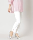 【トゥー ビー シック/TO BE CHIC】のボディシェル スリムパンツ 人気、トレンドファッション・服の通販 founy(ファニー) ファッション Fashion レディースファッション WOMEN パンツ Pants エレガント 上品 Elegant ストレッチ Stretch スリム Slim モチーフ Motif リボン Ribbon 定番 Standard thumbnail オフホワイト1|ID: prp329100004556990 ipo3291000000032210511