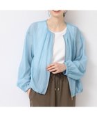 【デッサン/Dessin】の【洗える】クルーネックブルゾン(S~L) ブルー|ID: prp329100004556997 ipo3291000000032765553