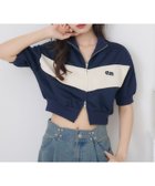 【レトロガール/RETRO GIRL】のショートバイカラーJK 人気、トレンドファッション・服の通販 founy(ファニー) ファッション Fashion レディースファッション Fashion for Women コンパクト Compact, Small Size ショート Short, Short Length ジャケット Jacket, Outerwear スポーツ Sports, Activewear センター Center, Center Line トレンド Trend, Trending Now プリーツ Pleats, Pleated ワンポイント One Point, Statement Accent thumbnail ブルー|ID: prp329100004557008 ipo3291000000032734842