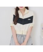 【レトロガール/RETRO GIRL】のショートバイカラーJK 人気、トレンドファッション・服の通販 founy(ファニー) ファッション Fashion レディースファッション Fashion for Women コンパクト Compact, Small Size ショート Short, Short Length ジャケット Jacket, Outerwear スポーツ Sports, Activewear センター Center, Center Line トレンド Trend, Trending Now プリーツ Pleats, Pleated ワンポイント One Point, Statement Accent thumbnail エクリュ|ID: prp329100004557008 ipo3291000000032734845