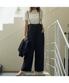 【アバハウスマヴィ/abahouse mavie】の【セットアップ対応】ライトツイードサスペンダーパンツ ネイビー|ID: prp329100004557010 ipo3291000000032210783
