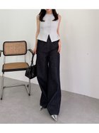 【フレイ アイディー/FRAY I.D】のハイウエストバックルデニムパンツ 人気、トレンドファッション・服の通販 founy(ファニー) ファッション Fashion レディースファッション WOMEN パンツ Pants デニムパンツ Denim Pants バッグ Bag デニム Denim ポケット Pocket ワイド Wide エレガント 上品 Elegant 定番 Standard thumbnail IND[088]|ID: prp329100004557014 ipo3291000000032298355