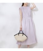【クチュール ブローチ/Couture Brooch】の【前後2WAY】カラミチェック サマードレス ラベンダー|ID: prp329100004557024 ipo3291000000032300574