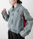 【チャオパニックティピー/CIAOPANIC TYPY】のデニムショートジャケット《セットアップ対応》 ブルー|ID: prp329100004557036 ipo3291000000032610991