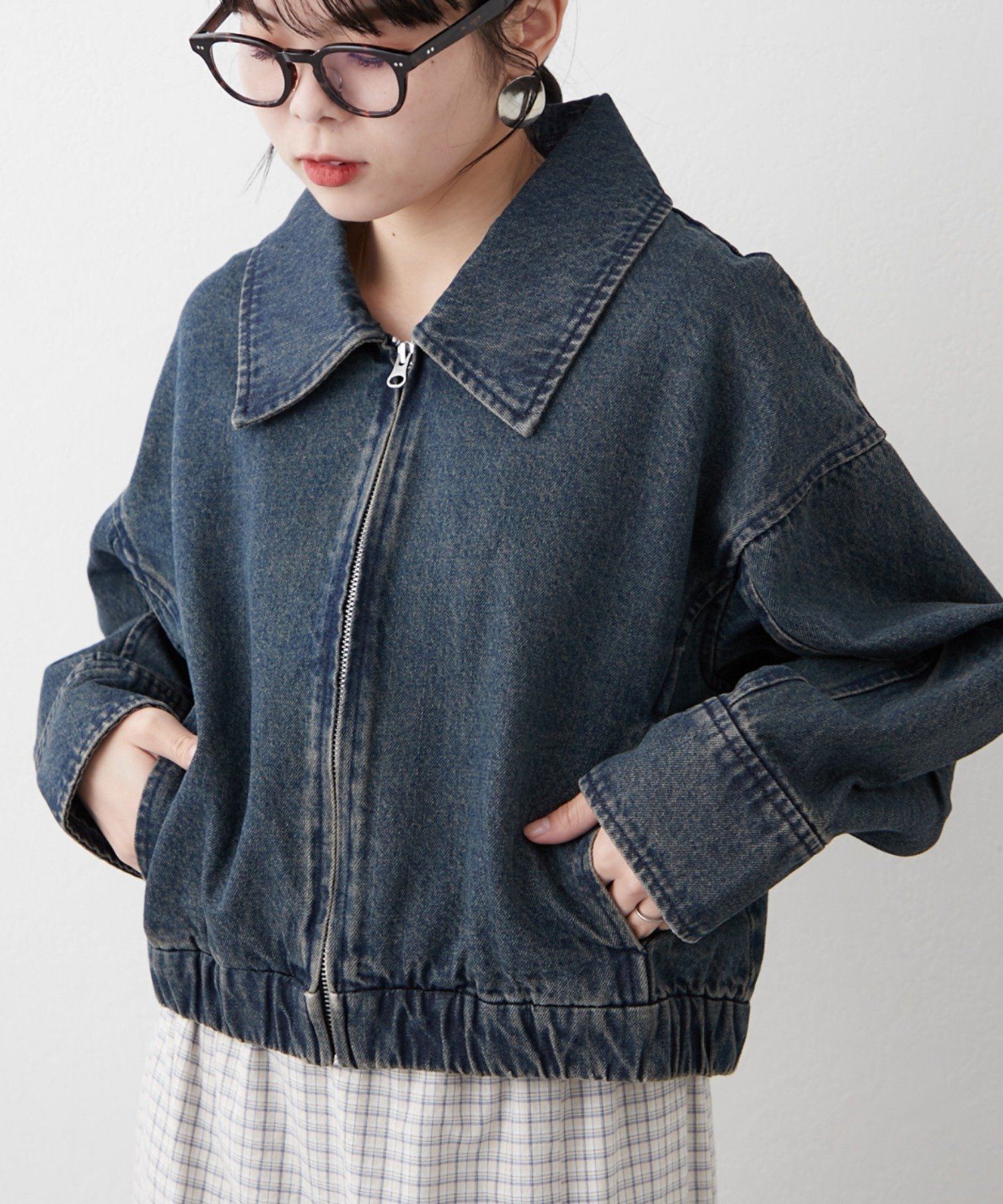 【チャオパニックティピー/CIAOPANIC TYPY】のデニムショートジャケット《セットアップ対応》 インテリア・キッズ・メンズ・レディースファッション・服の通販 founy(ファニー) 　ファッション　Fashion　レディースファッション　Ladies' Fashion Online　アウター　Coat Outerwear　ジャケット　Jackets　ウォッシュ　Wash　春　Spring　秋　Autumn/Fall　キャミソール　Camisole　ショート　Short　ジャケット　Jacket　スウェット　Sweat　セットアップ　Set Up　タートルネック　Turtleneck　デニム　Denim　トレンド　Trend　パーカー　Hoodie　プリント　Print　ロング　Long　おすすめ　Recommend　夏　Summer　ネイビー|ID: prp329100004557036 ipo3291000000032610993