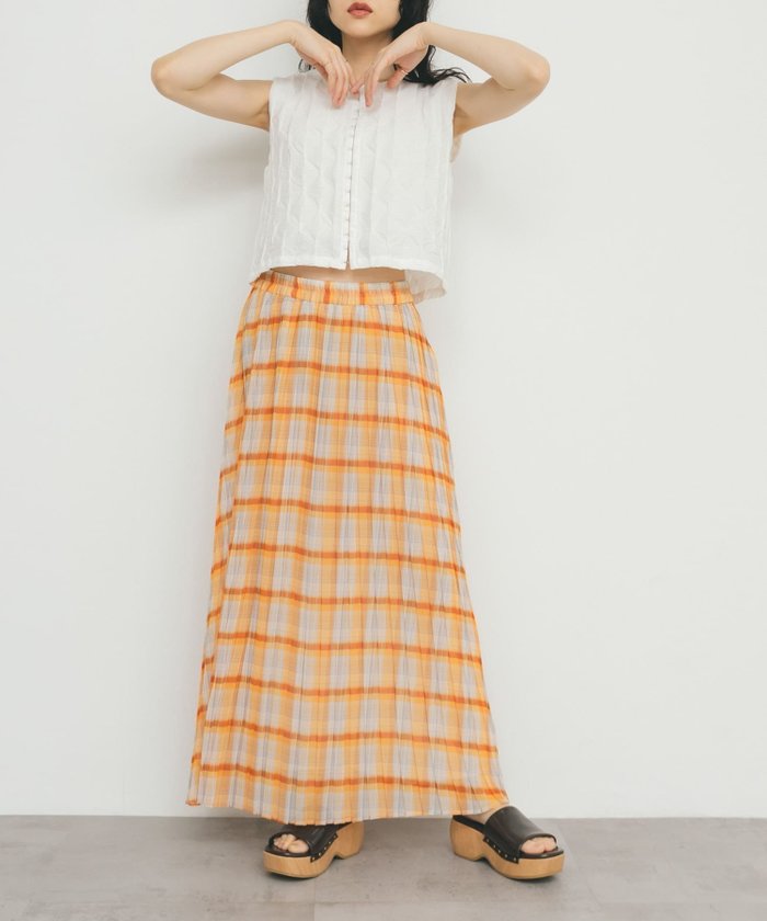 【ケービーエフ/KBF / URBAN RESEARCH】のシアーチェックプリーツスカート インテリア・キッズ・メンズ・レディースファッション・服の通販 founy(ファニー) https://founy.com/ ファッション Fashion レディースファッション WOMEN スカート Skirt プリーツスカート Pleated Skirts 2025年 2025 2025春夏・S/S Ss,Spring/Summer,2025 おすすめ Recommend コンパクト Compact シアー Sheer チェック Check プリーツ Pleats 夏 Summer S/S・春夏 Ss・Spring/Summer |ID: prp329100004557141 ipo3291000000032265229