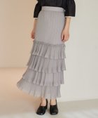 【ミスティ ウーマン/mysty woman】のティアードプリーツスカート 人気、トレンドファッション・服の通販 founy(ファニー) ファッション Fashion レディースファッション Ladies' Fashion Online スカート Skirt プリーツスカート Pleated Skirts プリーツ Pleats ランダム Random thumbnail グレー15|ID: prp329100004557161 ipo3291000000032690533