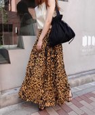 【コーナーズ/CORNERS】のレオパード柄ロングスカート 人気、トレンドファッション・服の通販 founy(ファニー) ファッション Fashion レディースファッション Fashion for Women スカート Skirts ロングスカート Long Skirts / Maxi & Midi Skirts インナー Innerwear ギャザー Gathered, Ruffled スウェット / スエット Sweatshirt, Sweatwear スタンド Stand Collar, Upright Stand スリット Slit, Slit Detail ティアードスカート Tiered Skirt, Flounced Skirt トレンド Trend, Trending Now ベスト Vest, Waistcoat ポケット Pocket, Pocket Detail 羽織 Haori, Light Jacket レオパード Leopard, Animal Print ロング Long, Long-Length おすすめ Recommended / Our Picks エレガント 上品 Elegant thumbnail キャメル|ID: prp329100004557163 ipo3291000000033644650