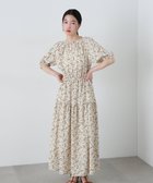 【エヌ ナチュラルビューティーベーシック/N.Natural Beauty basic】の小花柄ワンピース 人気、トレンドファッション・服の通販 founy(ファニー) ファッション Fashion レディースファッション WOMEN ワンピース Dress カッティング Cutting スリーブ Sleeve ティアード Tiered thumbnail ベージュ2|ID: prp329100004557165 ipo3291000000032353000