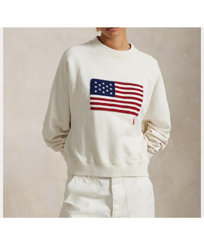 【ラルフローレン/RALPH LAUREN】のロゴ フラッグ フレンチ テリー クルーネック インテリア・キッズ・メンズ・レディースファッション・服の通販 founy(ファニー) https://founy.com/ ファッション Fashion レディースファッション Ladies' Fashion Online クロシェ Crochet スリーブ Sleeve フィット Fit フレンチ French フロント Front リラックス Relax 長袖 Long Sleeve |ID: prp329100004557176 ipo3291000000032651114