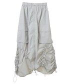【キャンディストリッパー/Candy Stripper】のDRAWSTRING NYLON SKIRT LIGHT GRAY|ID: prp329100004557180 ipo3291000000032393642