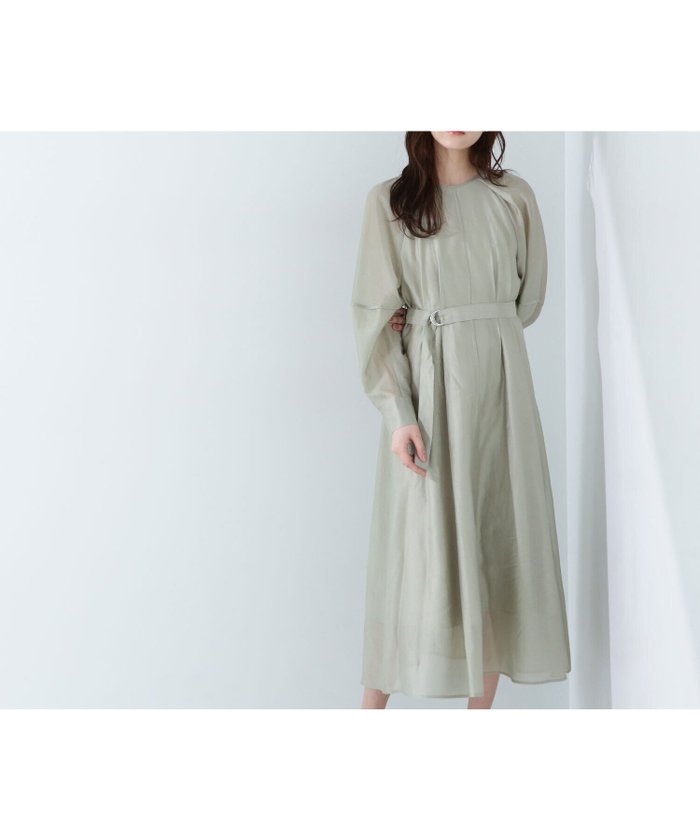 【ナチュラル ビューティー ベーシック/NATURAL BEAUTY BASIC】のベルテッドフォルムシアーワンピース インテリア・キッズ・メンズ・レディースファッション・服の通販 founy(ファニー) https://founy.com/ 雑誌掲載アイテム Magazine Items ファッション雑誌 Fashion Magazines オッジ Oggi ファッション Fashion レディースファッション Ladies' Fashion Online ワンピース Dress シアー Sheer トレンド Trend エレガント 上品 Elegant 雑誌 Magazine |ID: prp329100004557185 ipo3291000000032643219