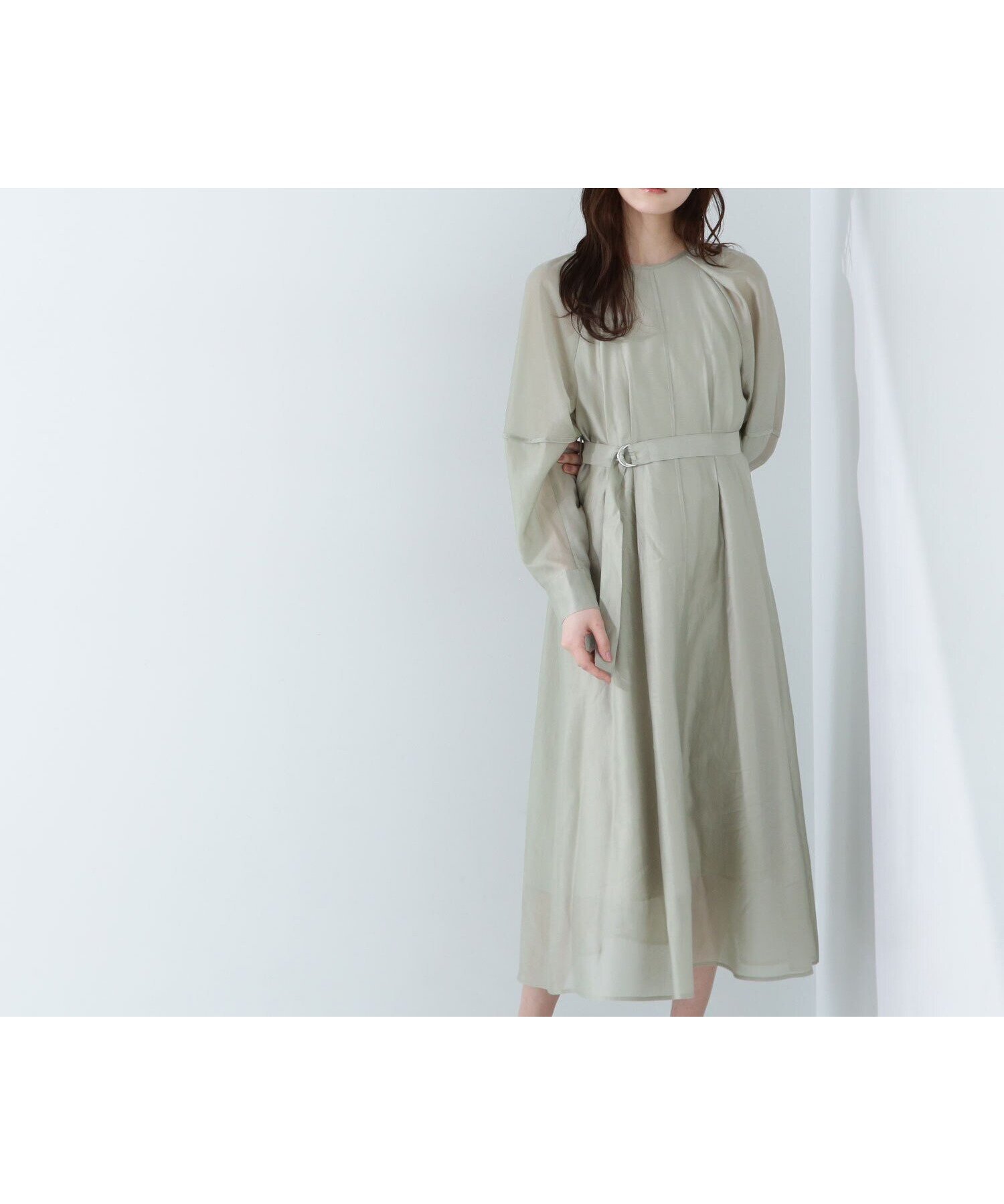 【ナチュラル ビューティー ベーシック/NATURAL BEAUTY BASIC】のベルテッドフォルムシアーワンピース 人気、トレンドファッション・服の通販 founy(ファニー) 　雑誌掲載アイテム　Magazine Items　ファッション雑誌　Fashion Magazines　オッジ　Oggi　ファッション　Fashion　レディースファッション　Ladies' Fashion Online　ワンピース　Dress　シアー　Sheer　トレンド　Trend　エレガント 上品　Elegant　雑誌　Magazine　 other-1|ID: prp329100004557185 ipo3291000000032643219