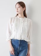 【スナイデル/SNIDEL】のコットンボイルブラウス WHT[001]|ID: prp329100004557199 ipo3291000000032687492